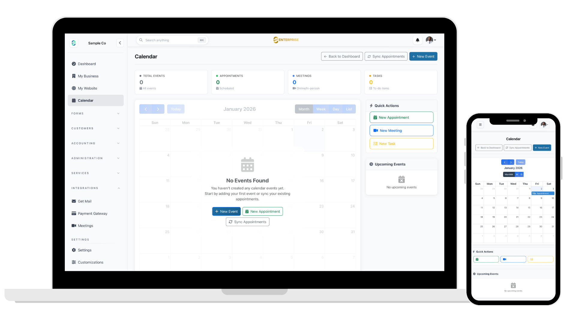 Appointments & Calendar